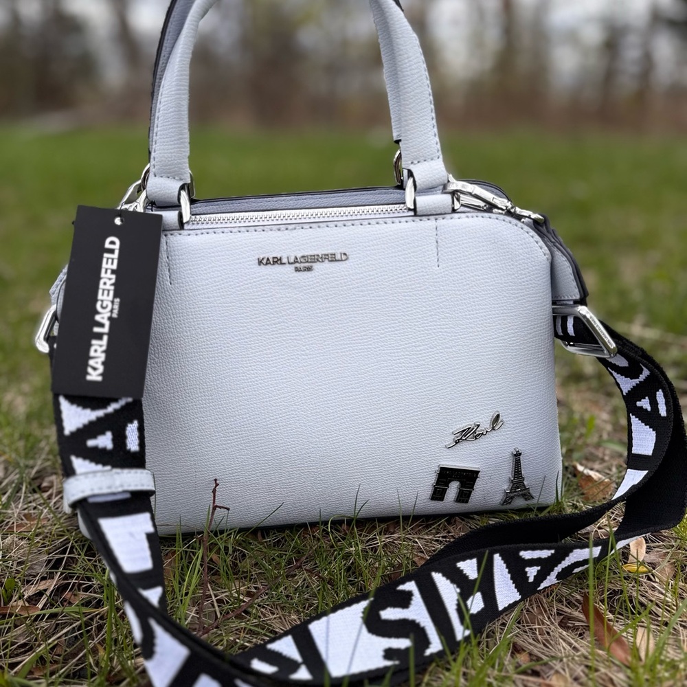 Karl Lagerfeld Light Gray Handbag